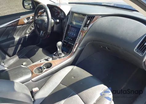 2014 Infiniti Q50 Premium/Sport z USA, uszkodzony, nr VIN JN1BV7AR9EM684713